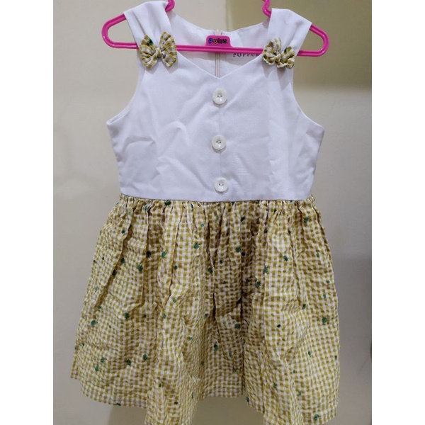 (PRELOVED) DRESS ANAK POPPURI