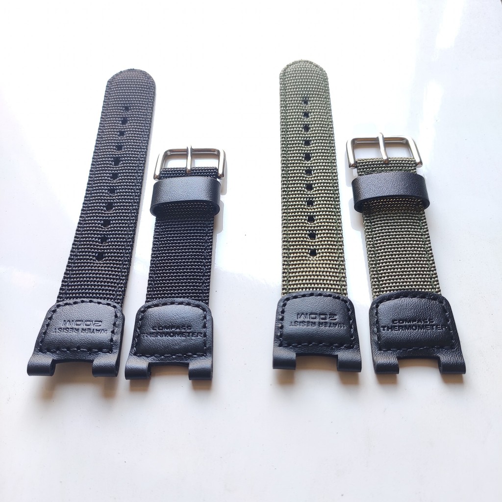 Strap casio SGW 100B nylon canvas tali jam casio sgw-100b sgw100.