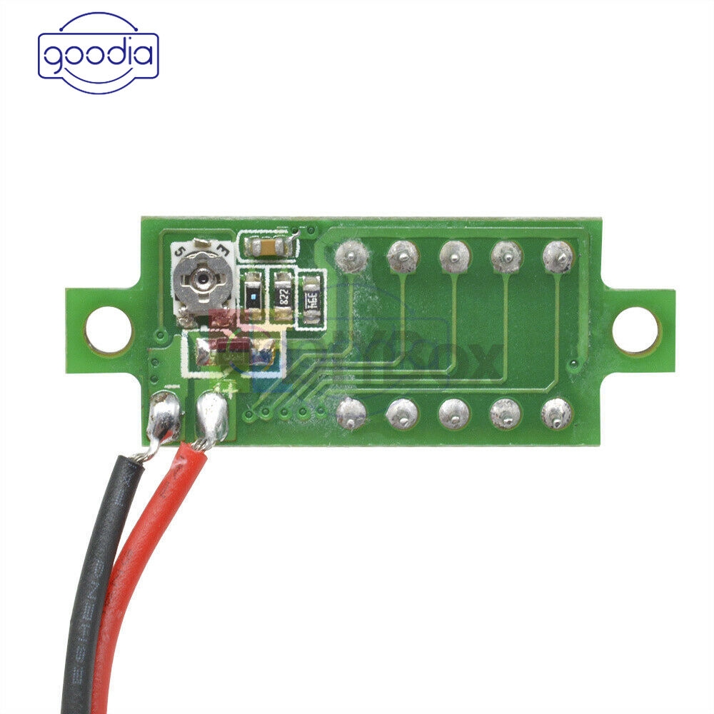 ღ[IN STOCK/COD]ღ 0.28&quot; Mini 2Wire Voltage Meter Red LED Panel 3-Digital Display Voltmeter