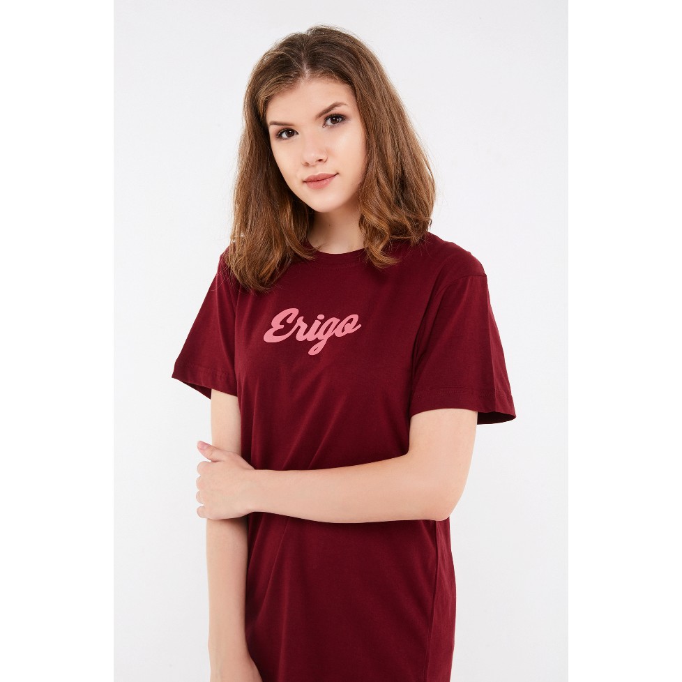 

Erigo T-shirt Basic Pink Maroon