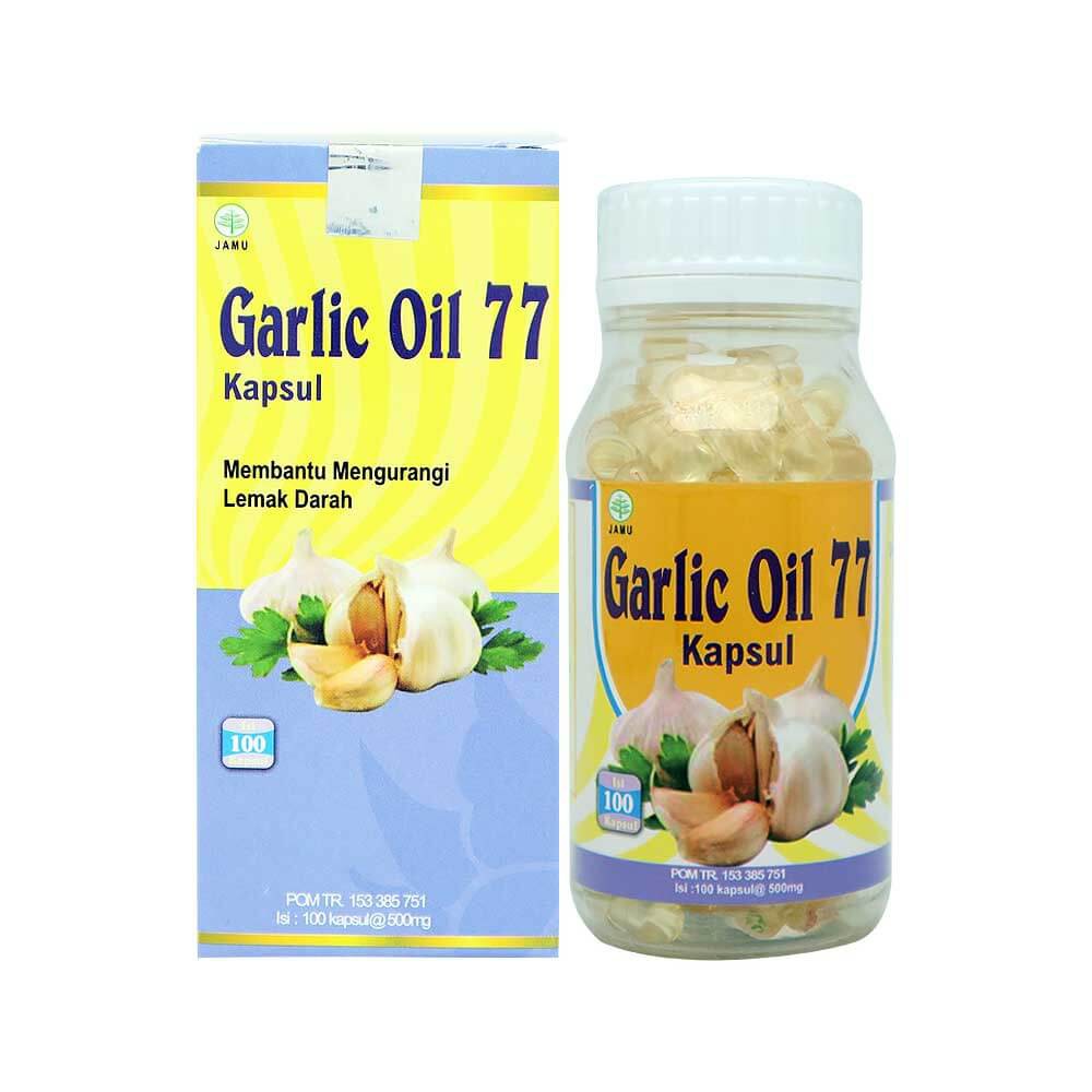 Jual Garlic Extract oil 77 Kapsul Herbal Ekstrak Bawang Putih Asli