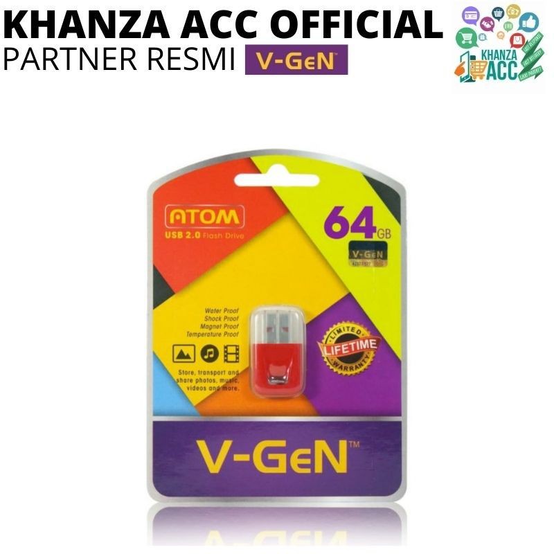 KHANZAACC FLASHDISK VGEN ATOM 64GB ORIGINAL