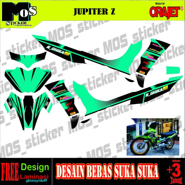 Decal Stiker Jupiter Z Full Body Keren Shopee Indonesia