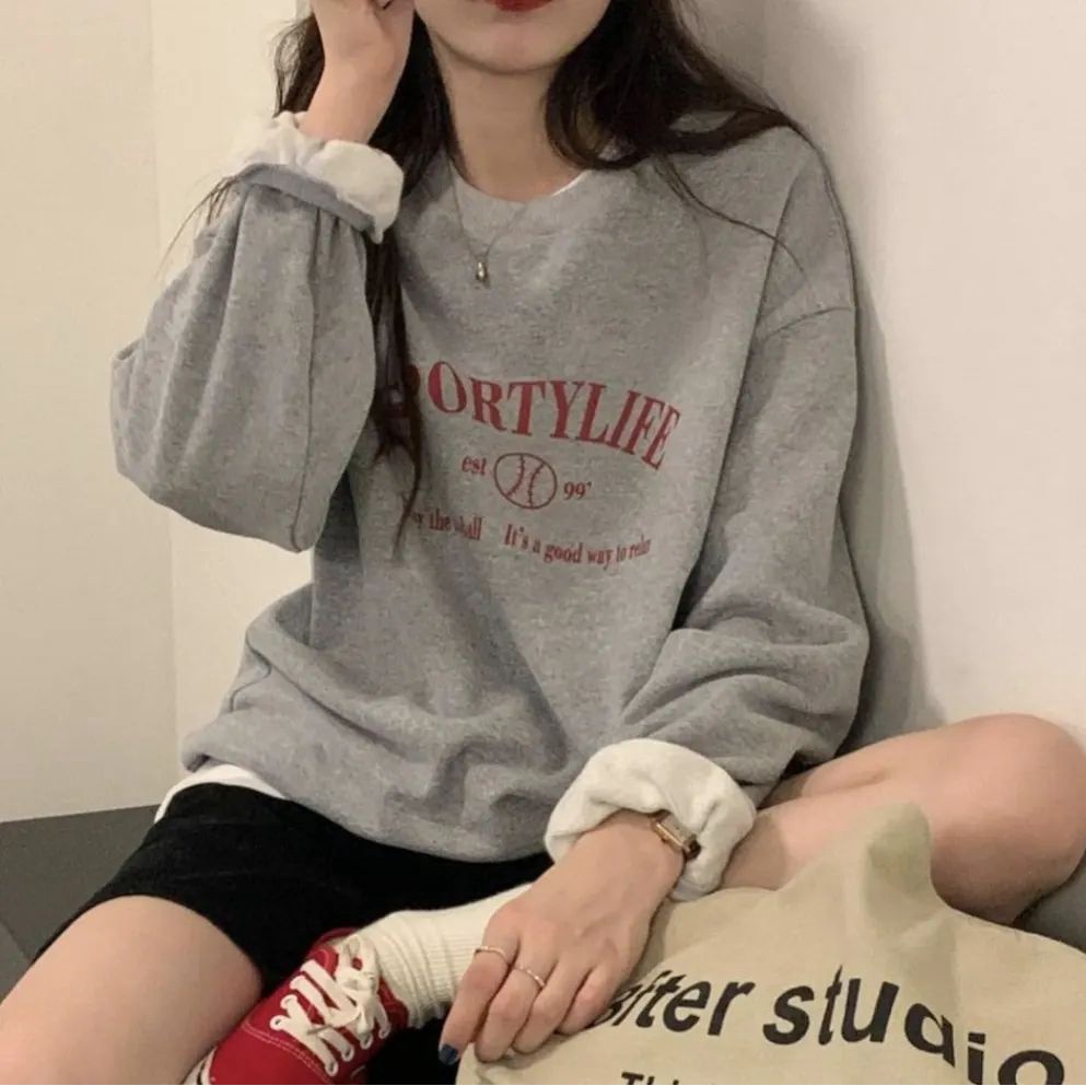 SWEATER KOREA - POISON SWEATER - ATASAN - SWEATER FLEECE