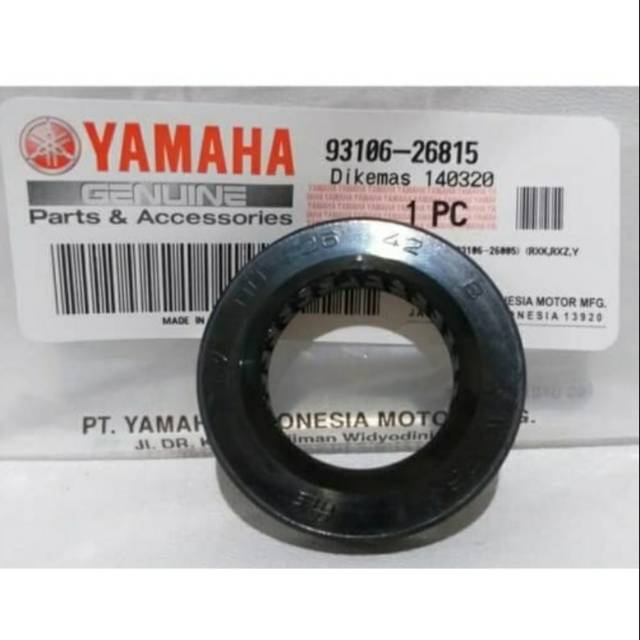 SEAL SIL RODA DEPAN R25 R 25 MT25 XABRE ASLI ORI YAMAHA 93106 26815