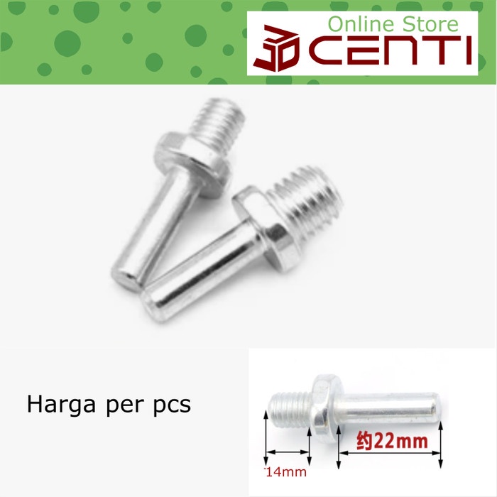 Konektor Adapter Gerinda M10 M14 Tatakan Amplas Bulat Pemoles Pad M 10