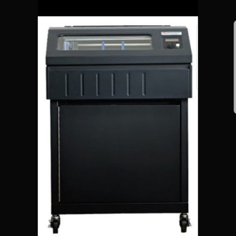 PRINTONIX LINE MATRIX PRINTER 500LPM ENCLOSED PEDESTAL P8005 P8005EP