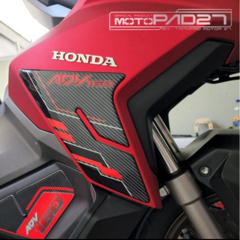 Stiker motor resin Honda Adv 160 cover body samping premium