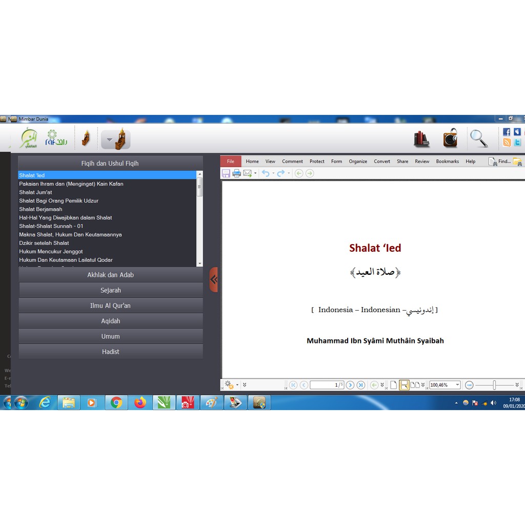 Aplikasi Fiqih Bergambar untuk Windows