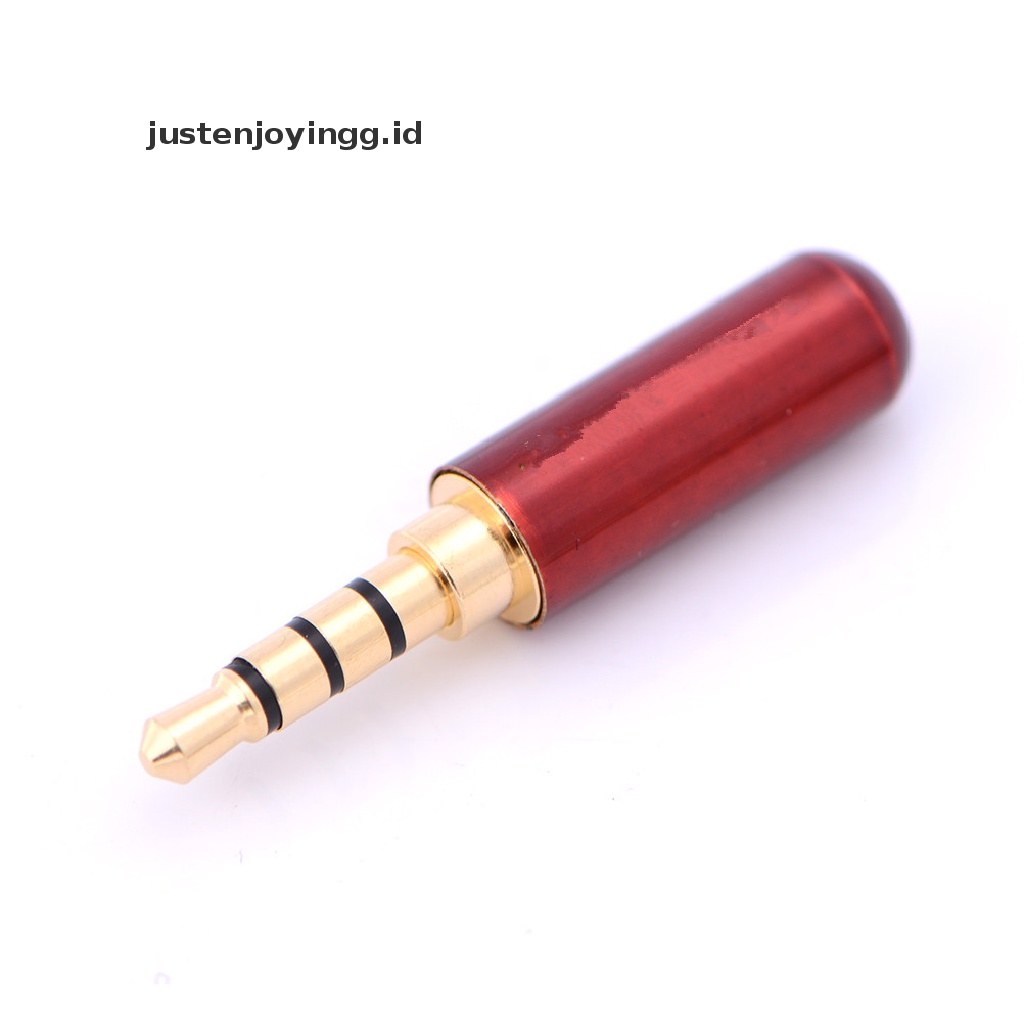 Justenjoyingg.id / 4 Pole Jack Plug Audio 3.5mm Male stereo mini Untuk earphone / headphone   Plug Jack Audio 3.5mm 4 Pole Male stereo Untuk earphone / headphone  4 Pole 3.5mm