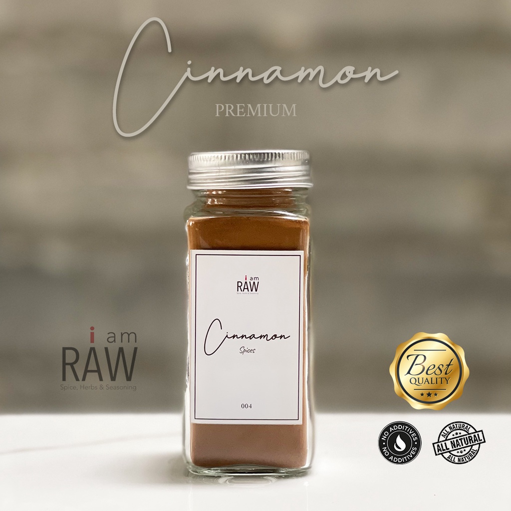 

I AM RAW KAYU MANIS BUBUK PREMIUM 65gr | KAYU MANIS BUBUK 65gr