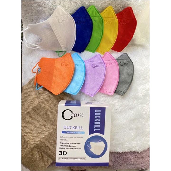 [ORIGINAL] Masker Duck Bill C Care ECER RANDOM Masker Murah Berkualitas