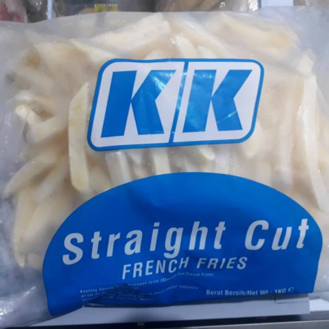 

French fries merk KK. Isi 1kg