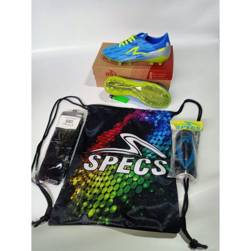 PAKET KOMPLIT Sepatu Bola Specs Terbaru (bisa cod)