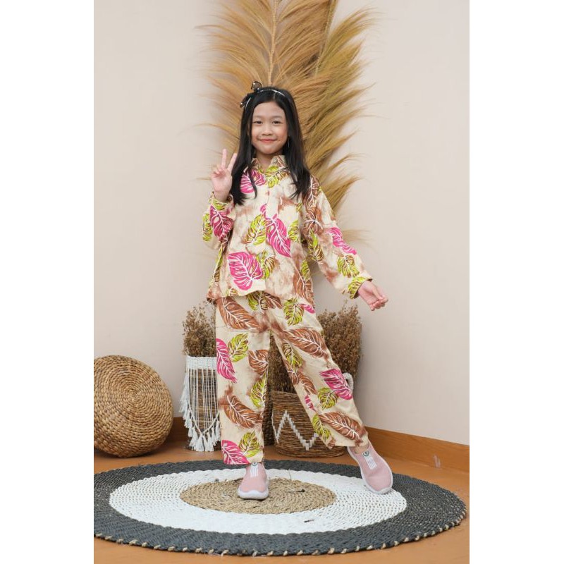 PIAMA ANAK TANGGUNG SET MOTIF JABOL