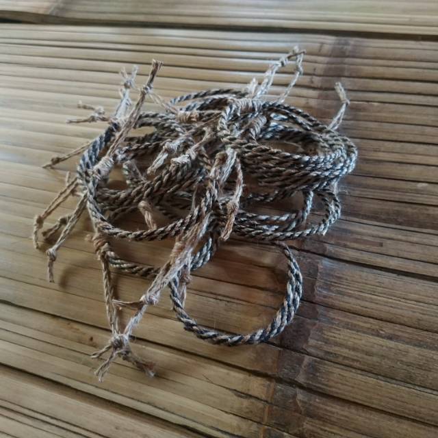 gelang serat kayu gelang batik keliting