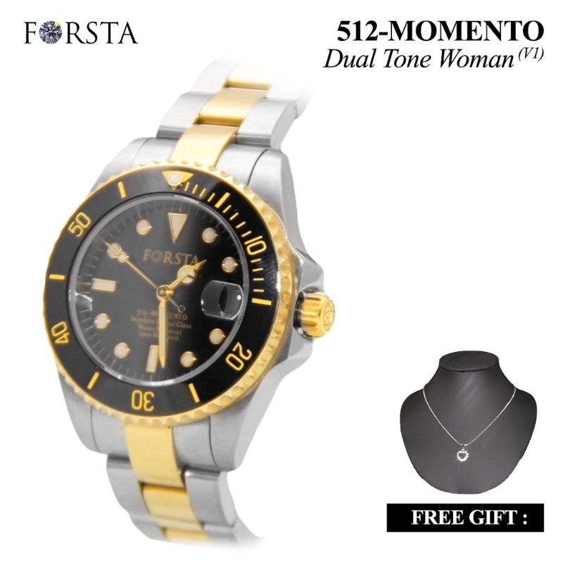 Forsta 512 Momento Woman - Dual Tone / Gold - Jam Tangan Kesehatan