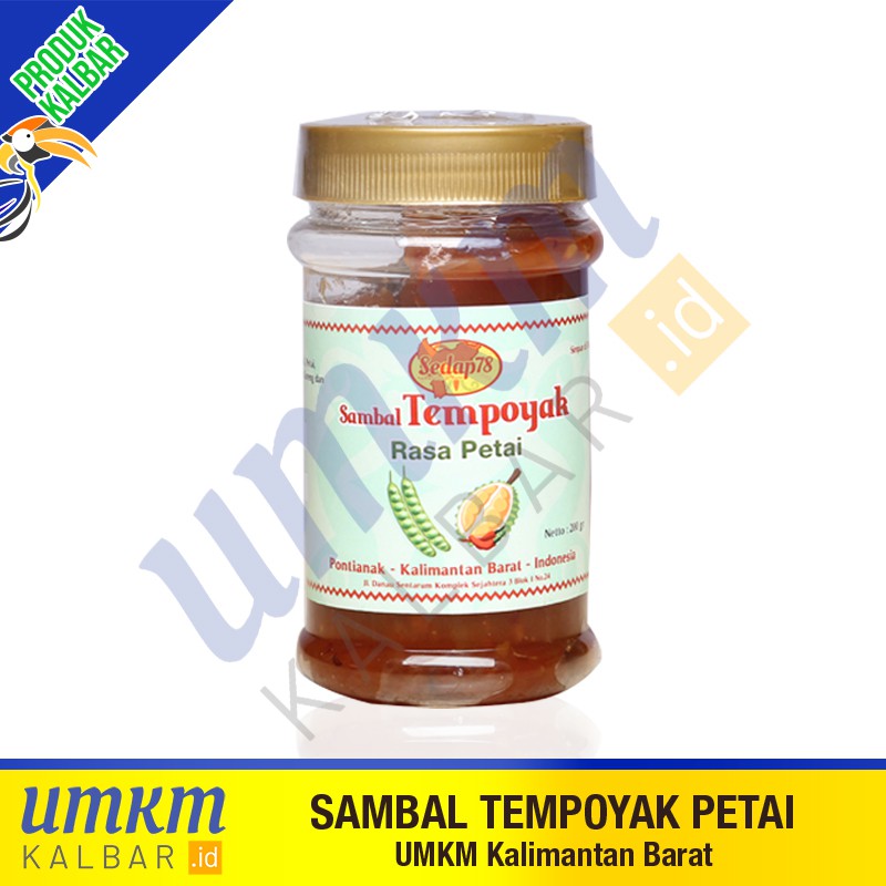Sambal Tempoyak Petai 200gr - Sambel Durian Khas Pontianak