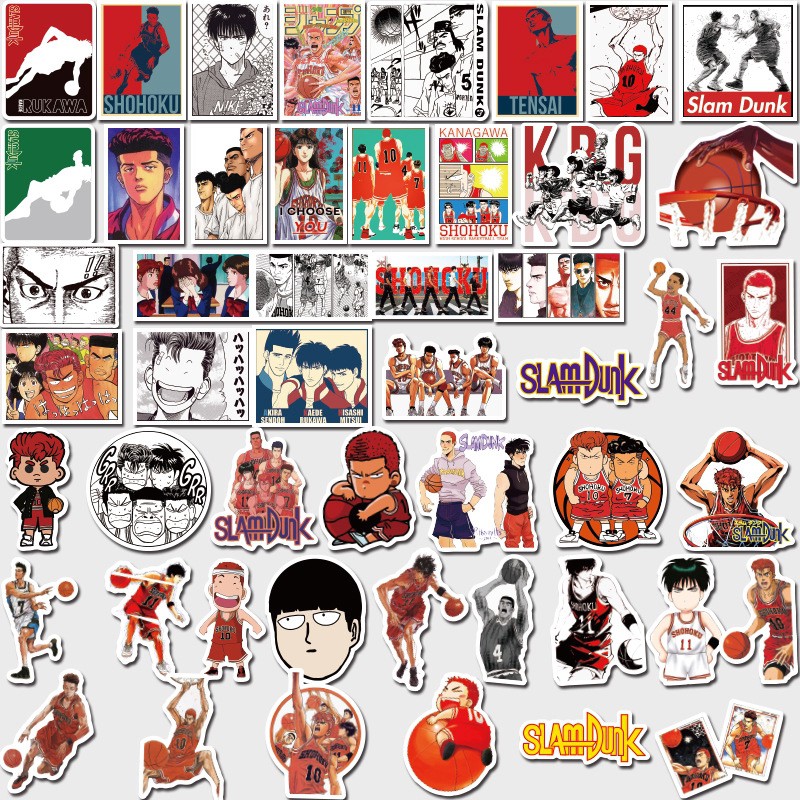 SD001 – Sticker / Stiker / Stationay /Alat Tulis Anime Manga Cosplay Jepang Slam Dunk