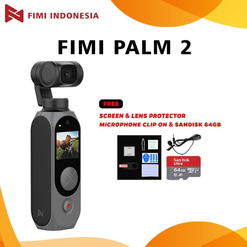 XIAOMI FIMI PALM 2 FPV Gimbal Camera Upgraded 4K 100Mbps ...