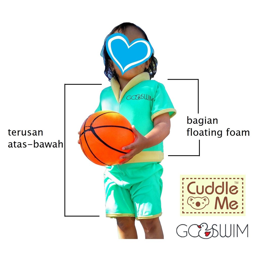 Cuddle Me GoSwim (ukuran XL) Baju Renang Anak CuddleMe Go Swim