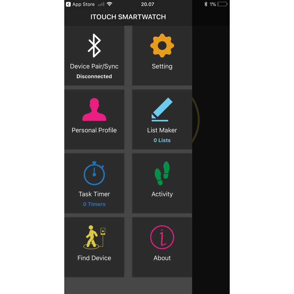 Promo ITOUCH Smart Watch Bluetooth Smartwatch Wearable Touch Screen - Hitam terbatas