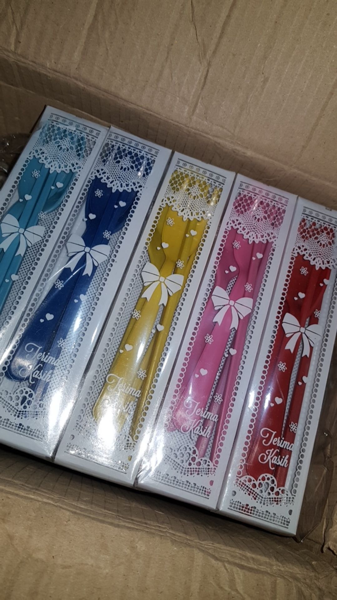 Souvenir Pernikahan Sendok Garpu Sumpit Travel Kemas Mika