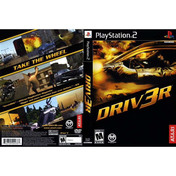 Kaset PS2 DRIVER 3