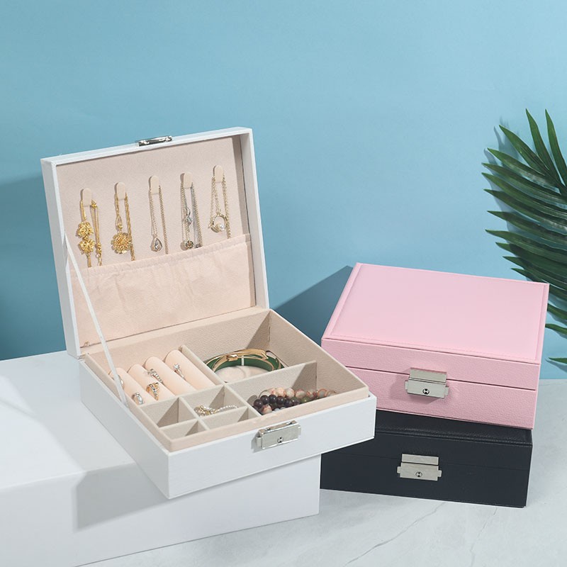 5151 Kotak Perhiasan Travel Jewelry Anting Kalung Cincin Box Penyimpan