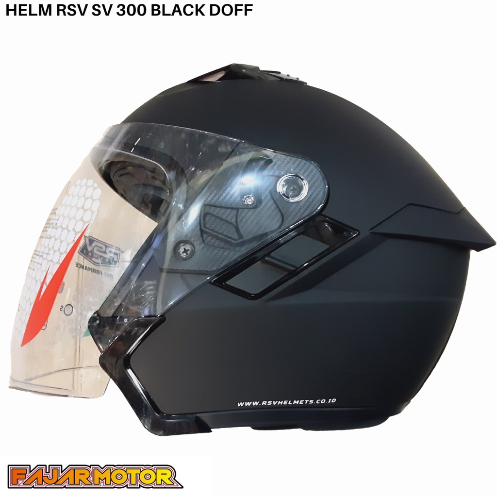 HELM RSV SV300 BLACK DOFF DOUBLE VISOR SV 300