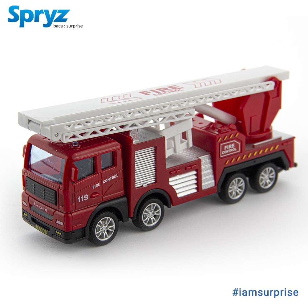 Spryz Construx 1:55 Truk Pemadam - C Mainan Miniatur