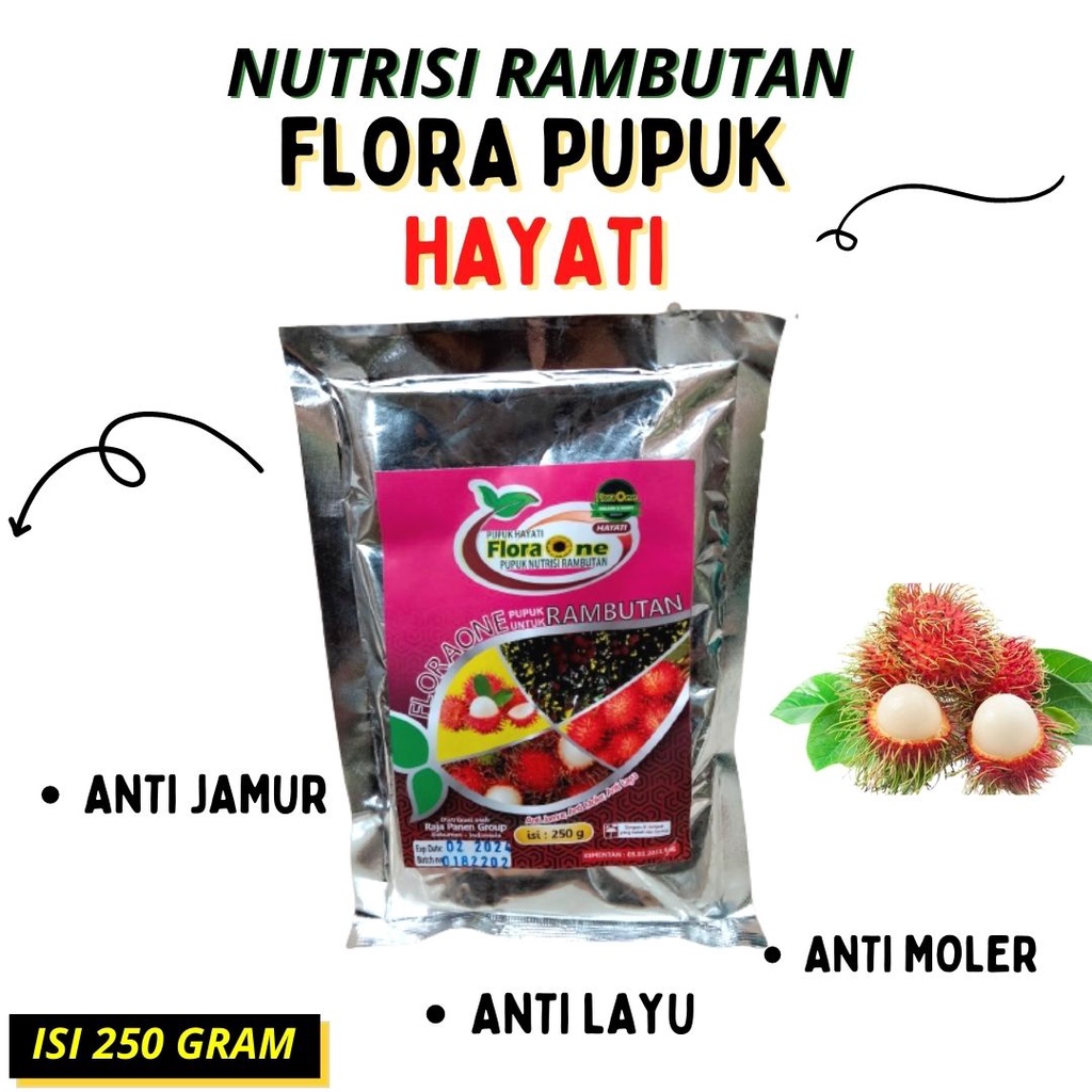 Pupuk Booster Buah Rambutan, Floraone Pupuk Hayati Rambutan Agar Cepat Berbuah