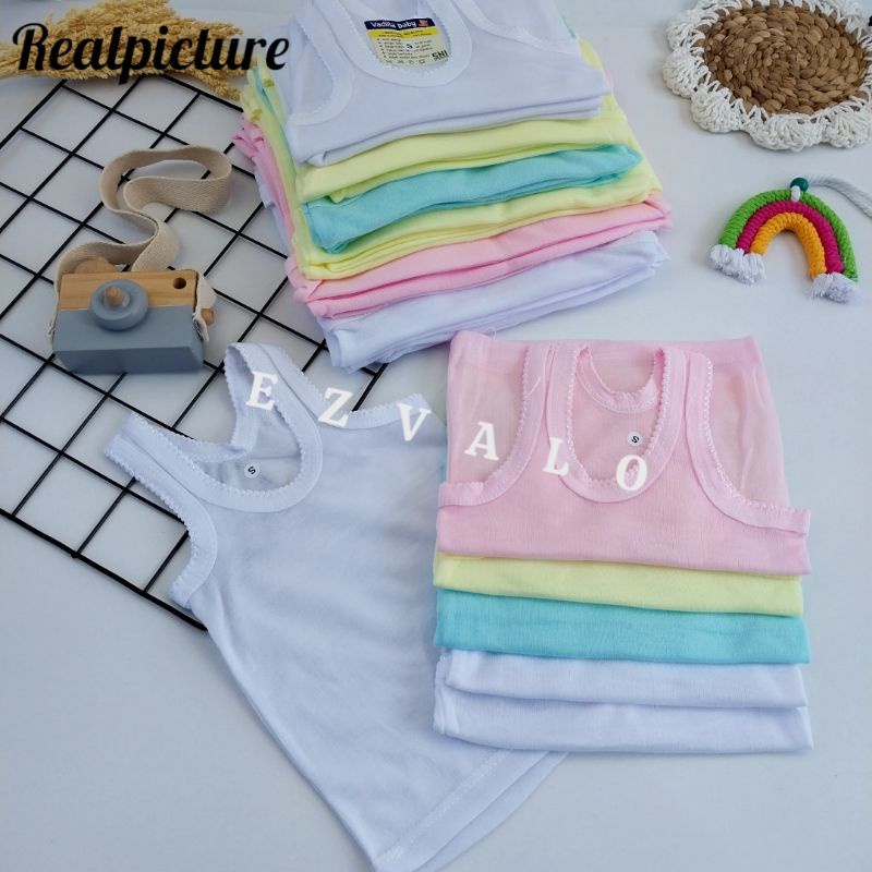 12 pcs singlet bayi / daleman baju bayi