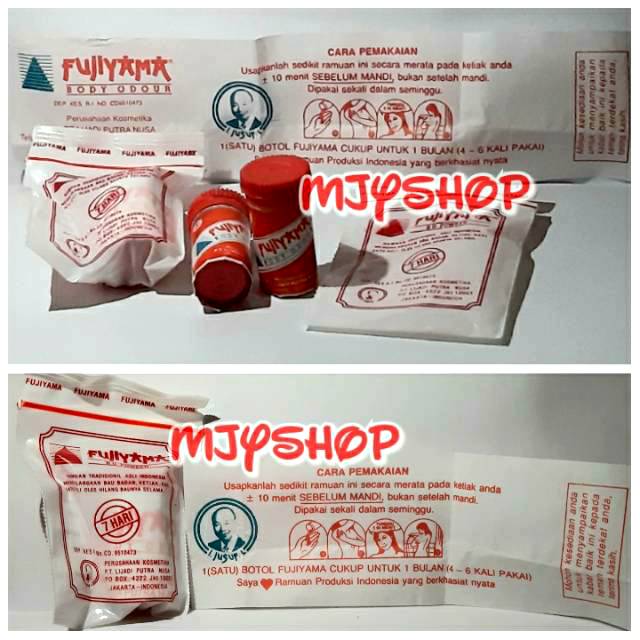 BEDAK FUJIYAMA (PENGHILANG BAU BADAN DAN BAU KAKI)