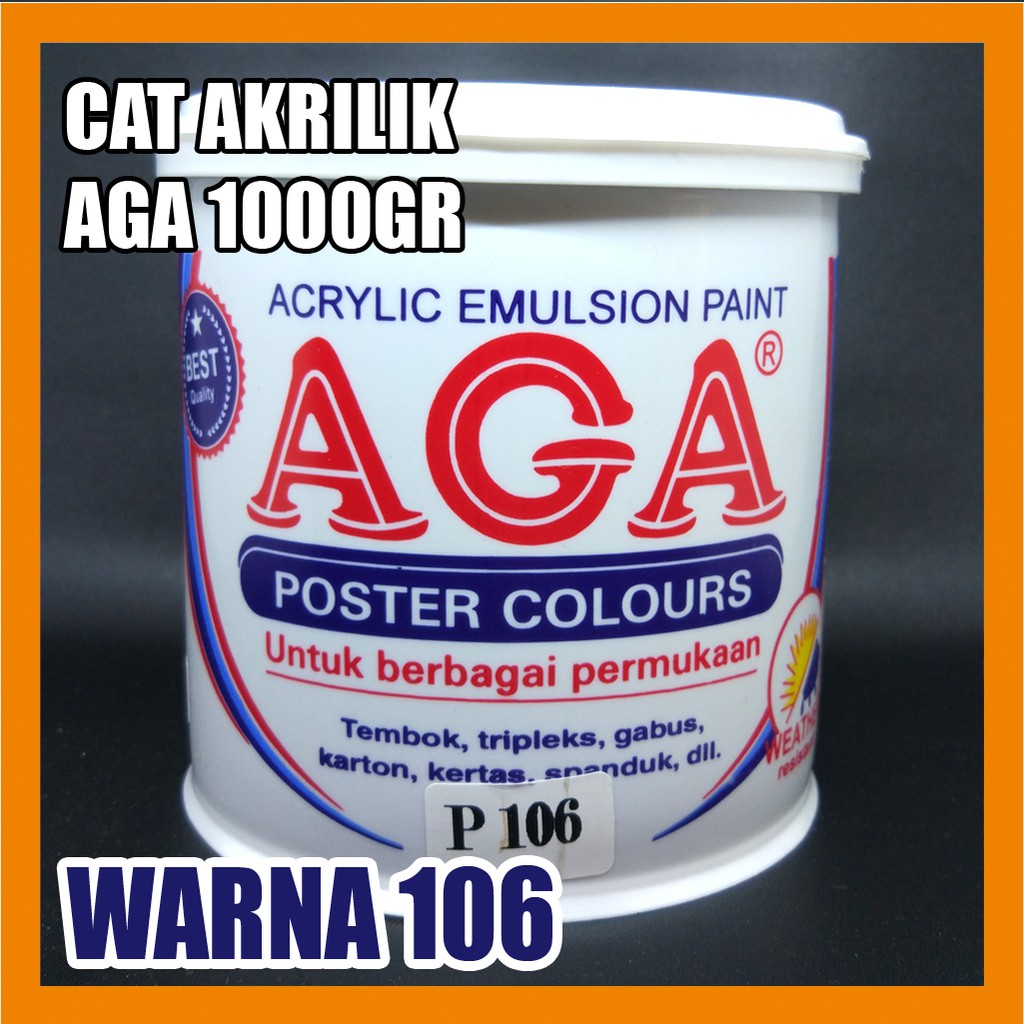 

Cat Akrilik Aga Warna 106 1000g