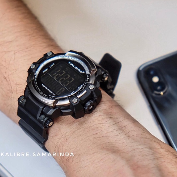 KALIBRE JAM TANGAN DIGITAL MAXWELL SILVER 996289 010