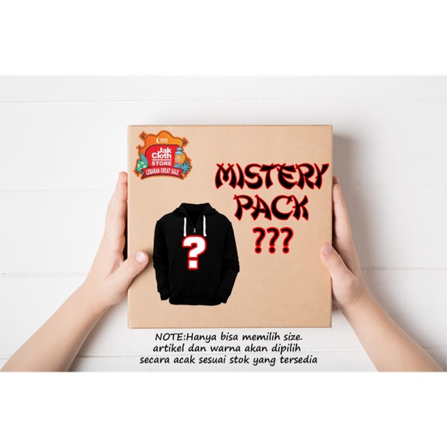 Hoodie Sweater Jaket Mistery pack Original Lokal Brand