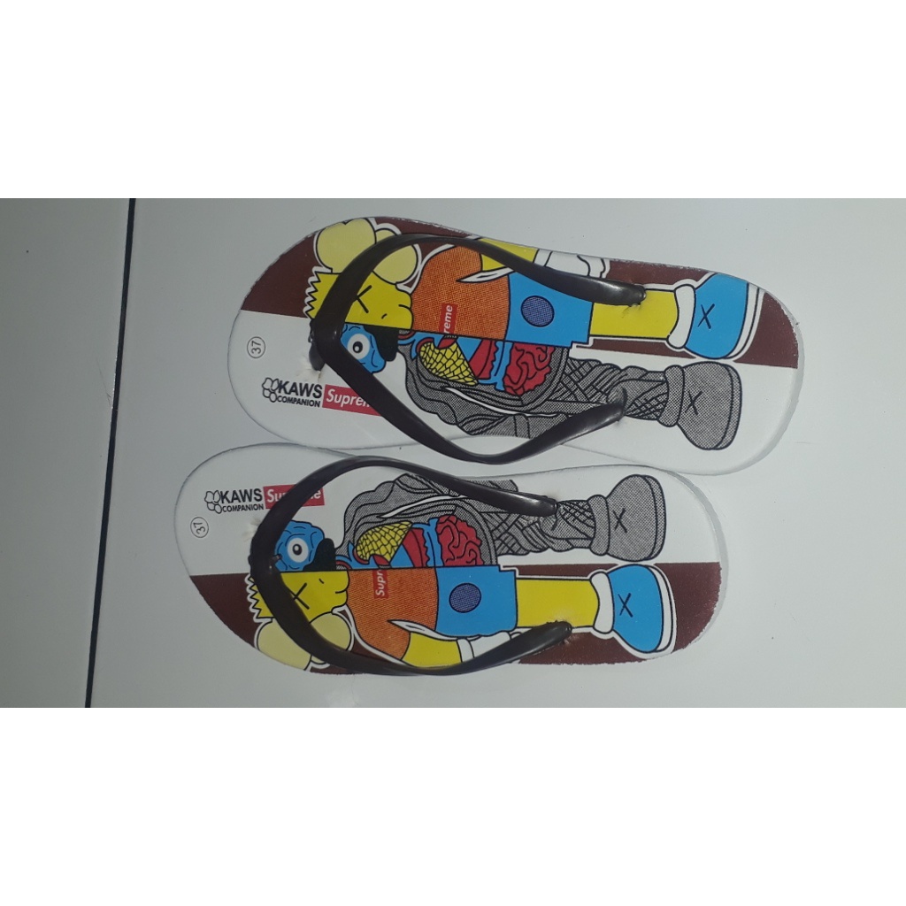 sandal jepit spon wanita s@preme murah