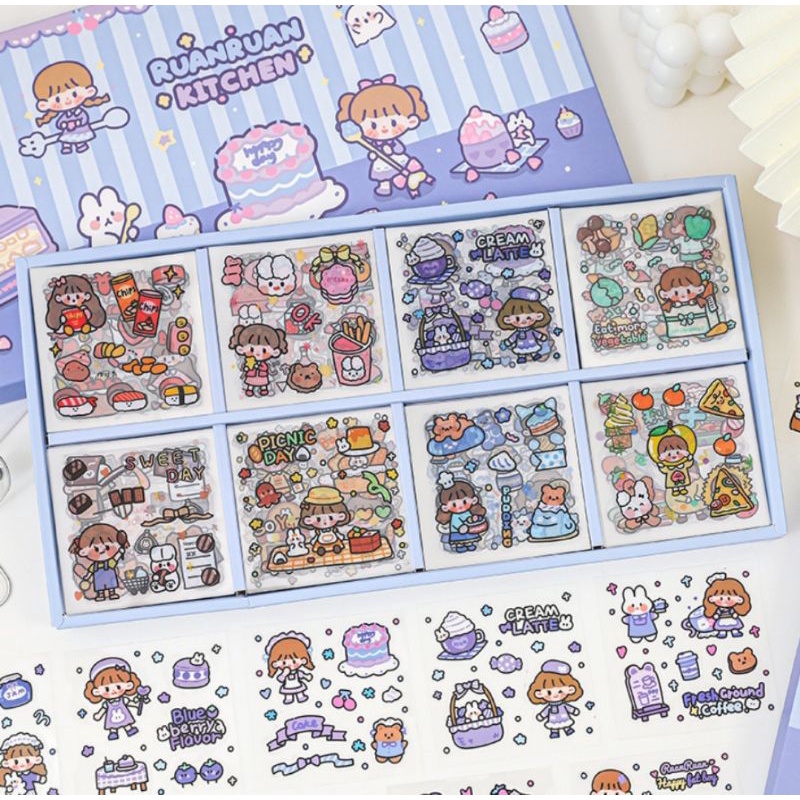 

Sticker Lucu Tumblr Aesthetic Jurnal Botol Motif Ruan Ruan Kitchen Ecer Murah