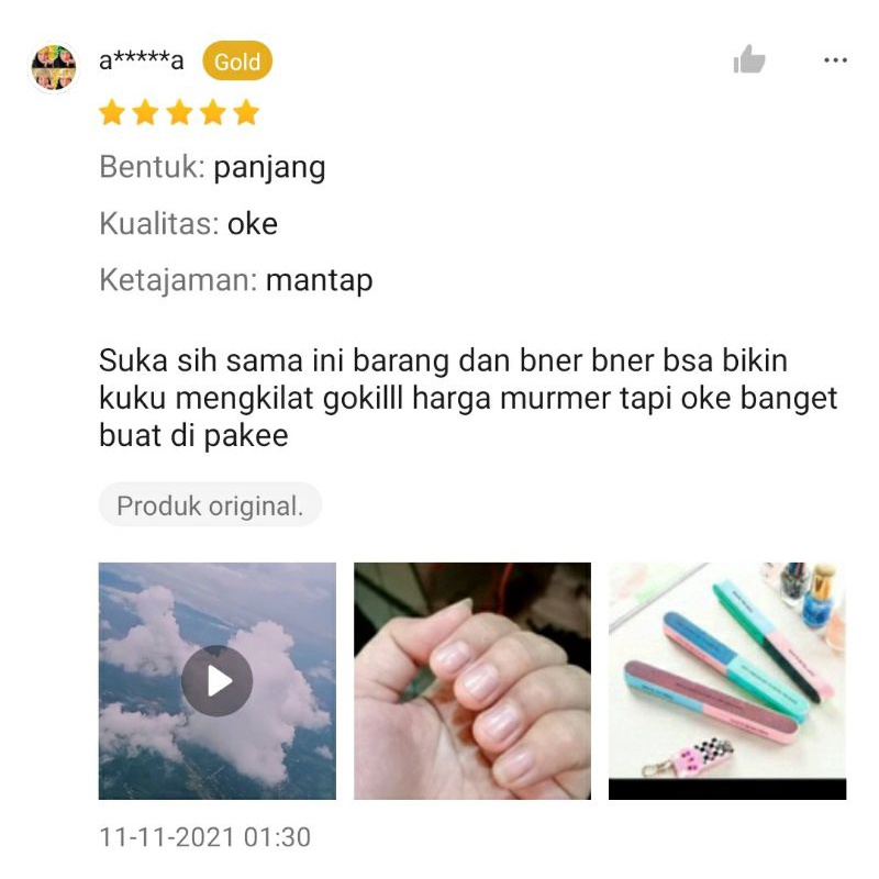 NAIL BUFFER | ALAT PENGHALUS KUKU | AMPLAS KIKIR KUKU