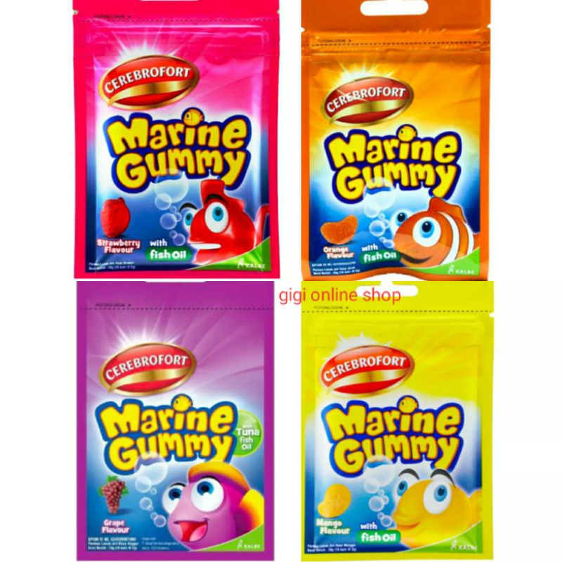CEREBROFORT Marine Gummy 20 gr Jelly MultiVitamin Anak