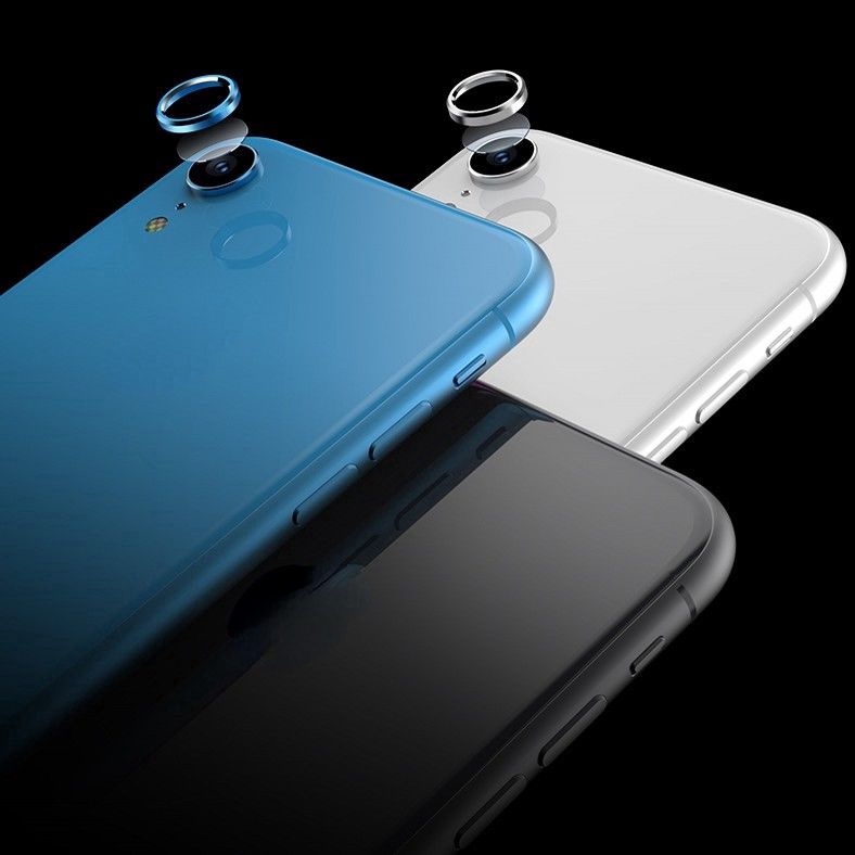 2 In 1 iPhone XR Back Rear Camera Lens Case Ring Cover Protector