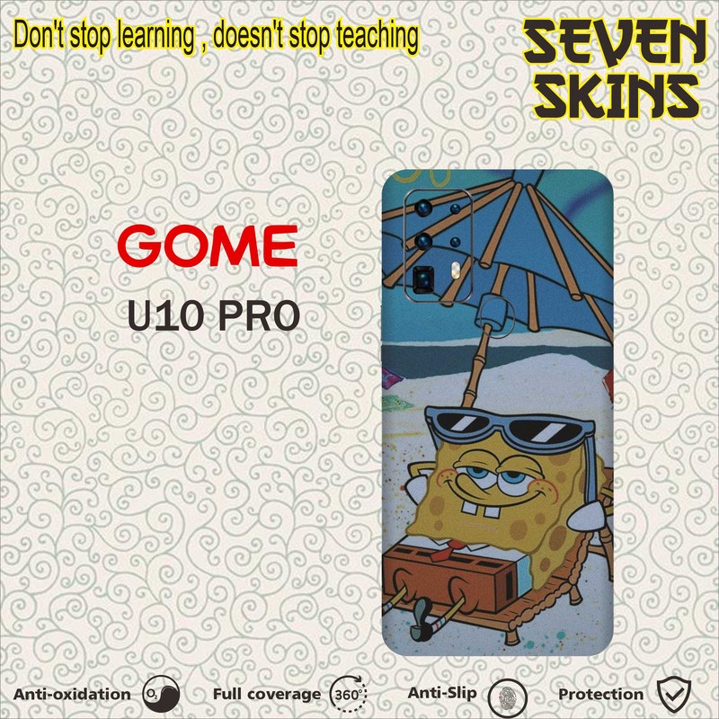 SKIN HANDPHONE DAPAT 2 PCS  GOME U10 PRO SPONGEBOB
