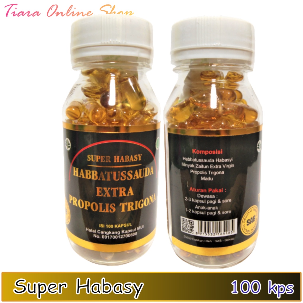 Habbatussauda Ekstra Propolis Trigona 100 Kapsul Extra Propolis