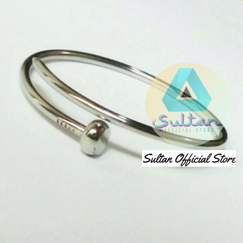 Gelang Paku Via Vallen Bahan Monel Anti Karat #GM019