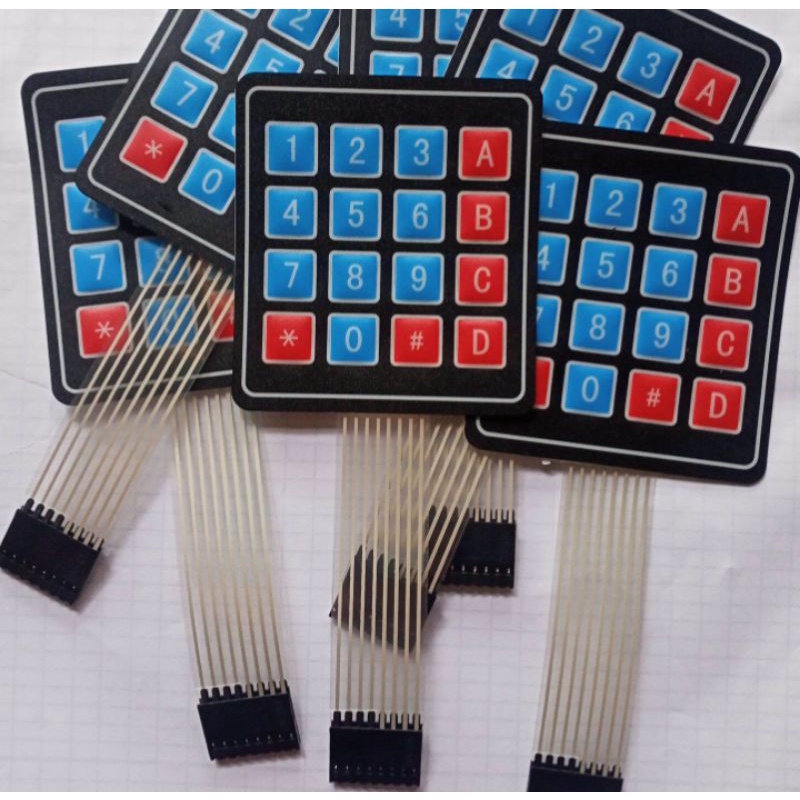 Keypad Pom Mini Membran 4x4 Tombol Model Custom Pertamini Digital