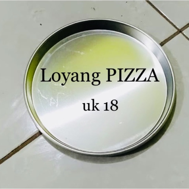 Loyang Pizza 18 cm / Loyang Pizza Press / Loyang Pizza Tanpa sambungan / Pizza / Loyang