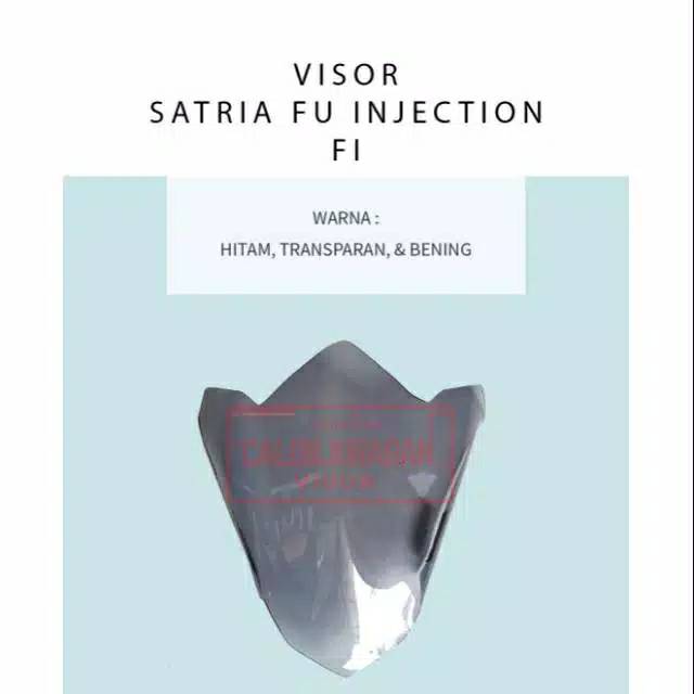 Visor satria Fu Fi injeksi