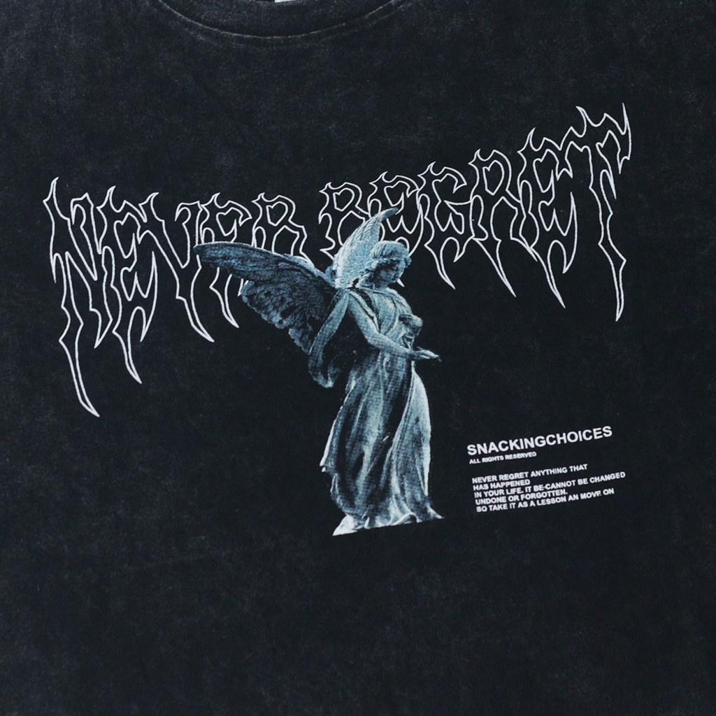 T-shirt Washed | Oversize | Angel Regret | Snackingchoices