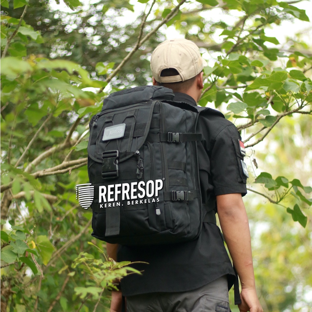 REFRESOP Original PX353 Tas Ransel Army Tactical - Hitam